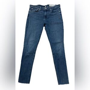 Rag & Bone Women’s Cate Mid-rise Blue Skinny Jeans Size 29
